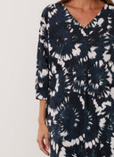 Dress | Light Travel Print | Shige Print | Tie Dye Blue Swirl - shop_name
