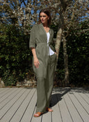 Dress | Linen | Lomitsy | Olive linen - shop_name