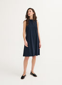 Kleid | Regular-Travelqualität | Amya | Black-Blue