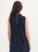 Dress | Travel Jersey | Amya | Black-Blue