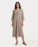 Kleid | Regular-Travelqualität | Bara | Mocca Mousse