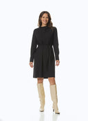 Dress | Regular Travel | Lusea | Deep Black - shop_name