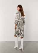 Dress | Satin Viscose Dessin | Maro | Butterfly - shop_name