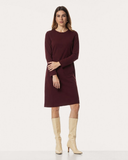 Kleid | Bonded-Travelqualität | Binko | Merlot