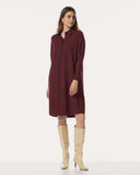 Jurk | Recycled Regular Travel | Riku | Merlot