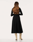 Jurk | Recycled Regular Travel | Tami Long Sleeve | Deep Black