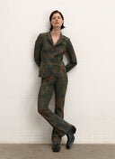 Tailored blazer | Heavy travel soft print | Yuuka | Autumn Shades - shop_name