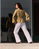 Woman safari Sand jacket from the Spring Summer 2025 collection of Japan TKY