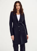 Blazer | Long | Travel Jersey | Luna | Black - Blue - shop_name