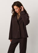 Jacket | Bonded Travel | Misato | Dark Brown - shop_name