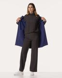 Jacket | Bonded Travel | Oniyi Dessin | sparkling Grape/Merlot Blend Structure