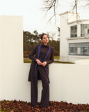 Jacket | Bonded Travel | Oniyi Dessin | sparkling Grape/Merlot Blend Structure