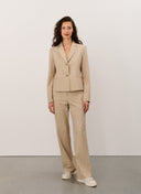 Blazer | Heavy Travel | Shoji Dessin | Café Latte Herringbone - shop_name