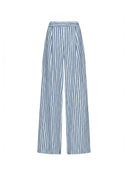 Hose | Regular-Travelqualität Stripe | Kona Long Dessin | Avio Stripe
