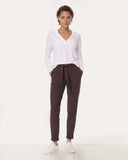Hose | Bonded-Travelqualität | Hita | Merlot
