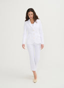 Broek | Cropped Flare | Travel Jersey | Kaya | White
