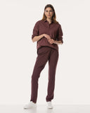 Pantalon | Bonded Travel | Uzuki | Merlot