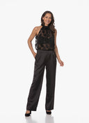 Pants | Heavy Satin Stretch | Sorano | Black Satin - shop_name