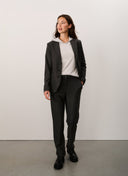 Pants | Jersey Wool Blend | Salyba | Antra/Black Stripe - shop_name