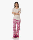 Pants | Regular Travel Print | Chyza Dessin | Sorbet Eclips