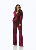 Pants | Velour Tencel | Kona Long Velvet | Wine Red Velvet - shop_name