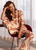 Pants | Viscose linen | Sadami | Geometric Lines - shop_name