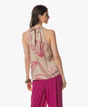 Tops | Viskose-Polyester | Wakaba Dessin | pinstripe petal