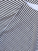 Bluse | Rib Light-Travelqualität | Iwai Diagonal Stripe | diagonal stripe black