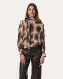 Blouse | Viscose | Lihana | Espresso Splash