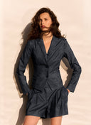 Blazer | Denim Look | Yua | Denim Blue - shop_name