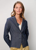Blazer | Denim Look | Yua | Denim Blue - shop_name