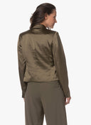 Blazer | Heavy Satin Stretch | Zofi | Olive Satin - shop_name