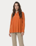 Blouse | Light Travel | Milly | Burned Orange
