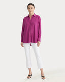 Bluse | Recycled Light-Travelqualität | Milly | Cyclam