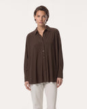 Blouse | Recycled Light Travel | Milly | Brown
