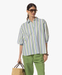 Blouse | Regular Travel | Yomie Dessin | Bold Stripe