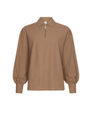 Blouse | Regular Travel | Sotoko | Mocca Mousse - shop_name