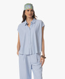 Bluse | Soft-Travelqualität | Tsuba | Cashmere Blue