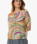 Bluse | Baumwoll-Seide | Seny | Sunset Waves