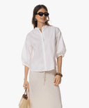 Blouse | Cotton Stretch | Bise | White