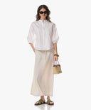 Blouse | Cotton Stretch | Bise | White