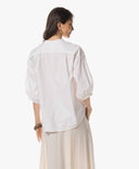 Blouse | Cotton Stretch | Bise | White