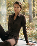 Blouse | Regular Travel | Ayaka Closed | Brown