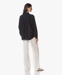 Blouse | Light Travel | Iwai | Black-Blue