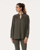 Blouse | Light Travel | Mykas | Olive Night