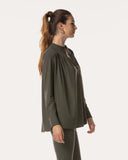 Blouse | Light Travel | Mykas | Olive Night