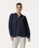 Blouse | Recycled Light Travel | Iwai | Blu Marine
