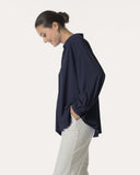 Blouse | Recycled Light Travel | Iwai | Blu Marine