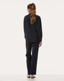 Blouse | Recycled Regular Travel | Rikuna | Black-Blue