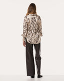 Blouse | Satin Viscose Dessin | Sanuky | Blossom Branch